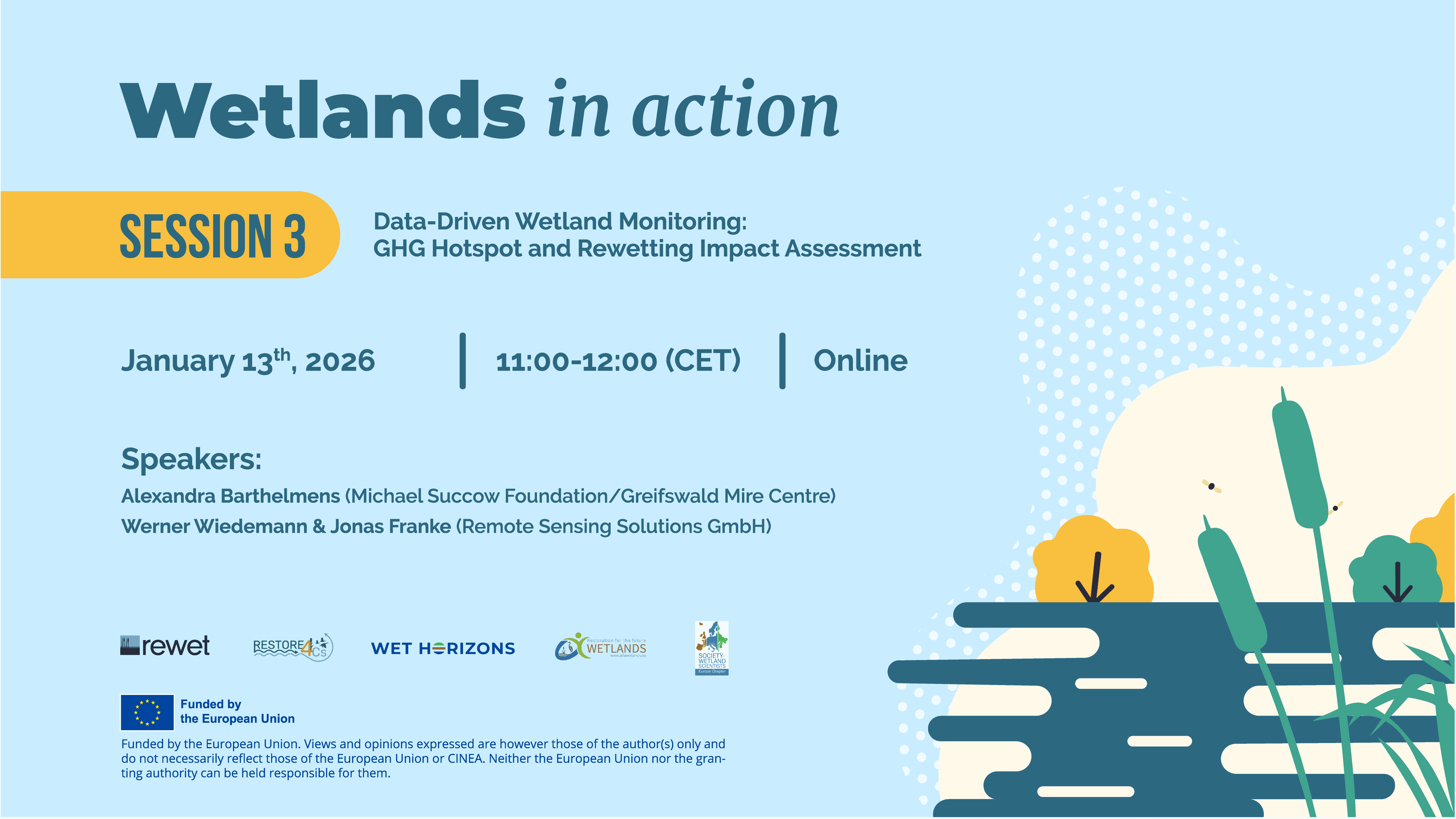 Join Session 3 Wetlands in Action Webinar Series!